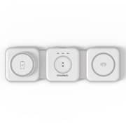 Choetech 3-in-1 Foldable Magnetic Wireless Charger White