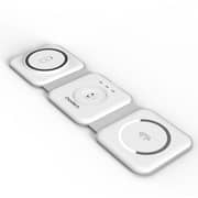 Choetech 3-in-1 Foldable Magnetic Wireless Charger White