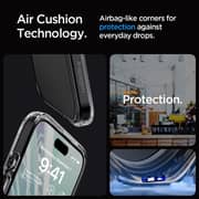 Spigen Ultra Hybrid Case Clear iPhone 15 Pro Max