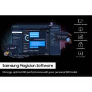 Samsung 990 Pro Internal SSD PCIe Gen 4.0 NVMe 2.0 2TB Black/Red MZ-V9P2T0CW