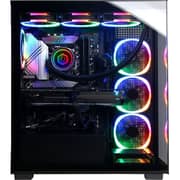 CyberPowerPC Tower (2022) Desktop PC - 13th Gen / Intel Core i9-13900KF / 2TB SSD / 64GB RAM / 12GB NVIDIA GeForce RTX 4070 Ti Graphics / Windows 11 Home / Black - [SLC8200BSTV9]