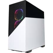 CyberPowerPC Tower (2023) Desktop PC - AMD Ryzen 7-7700 / 2TB SSD / 16GB RAM / 8GB NVIDIA GeForce RTX 4060 Ti Graphics / Windows 11 Home / White - [GMA5400BSTV10]