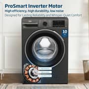 Beko 9kg Front Load Washing Machine, 1400 RPM, 15 Programs, SteamTherapy, White - WTV9314XW
