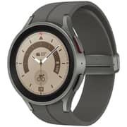 ساعة سامسونج SM-R925FZTAXSG Watch 5 برو الذكية، رمادي تيتانيوم