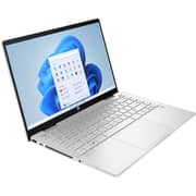 HP Pavilion x360 2-in-1 Convertible (2023) Laptop - 13th Gen / Intel Core i5-1335U / 14inch FHD / 512GB SSD / 8GB RAM / Shared Intel Iris Xe Graphics / Windows 11 Home / English & Arabic Keyboard / Natural Silver / Middle East Version - [14-EK1013NE]