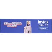 Fujifilm INSTAX MINI 12 Camera Gift Box Clay White