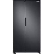 Samsung Refrigerator Side By Side Refrigerator WITH TWIN COOLING PLUS , SPACE MAX & Digital Inverter Tech  RS66A8100B1/MR 670L - Black- (local warranty)