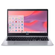 Acer Chromebook 315 (2019) Laptop - Intel Celeron N4020 / 15.6inch HD / 64GB eMMC / 4GB RAM / Shared Intel UHD Graphics 600 / Chrome OS / English Keyboard / Silver / International Version - [CB315-3H-C69K]