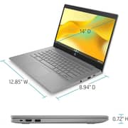 HP Chromebook (2019) Laptop - Intel Celeron N4120 / 14inch HD / 64GB eMMC / 4GB RAM / Shared Intel UHD Graphics 600 / ChromeOS / Modern Gray / English Keyboard / International Version - [14A-NE0013DX]