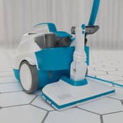 Black and Decker Steam Cleaner White/Blue BHSMP2008-GB