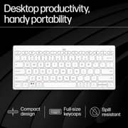HP 350 Compact Multi-Device Keyboard White