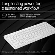 HP 350 Compact Multi-Device Keyboard White