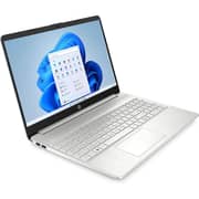 HP (2021) Laptop - 12th Gen / Intel Core i3-1125G4 / 15.6inch HD / 256GB SSD / 4GB RAM / Shared Intel UHD Graphics / Windows 11 Home / English & Arabic Keyboard / Natural Silver / Middle East Version - [15S-FQ2052NE]