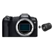 Canon EOS R8 Mirrorless Digital Camera Body Black + RF 24-105mm F4-7.1 IS STM Black Lens
