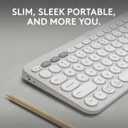 Logitech Pebble Keys 2 K380s Wireless Keyboard White