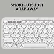 Logitech Pebble Keys 2 K380s Wireless Keyboard White