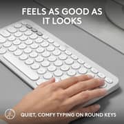 Logitech Pebble Keys 2 K380s Wireless Keyboard White