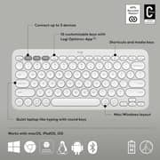 Logitech Pebble Keys 2 K380s Wireless Keyboard White