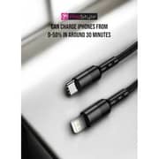 Pro Style Lightning To USB-C Cable 1.2m Black