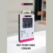 Pro Style USB-C To USB-C Cable 1.2m Black
