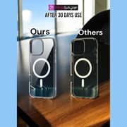 Pro Style Magsafe Case Clear iPhone 15 Pro
