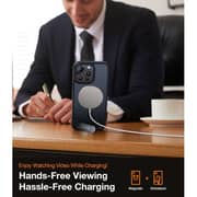 Torras Kickstand Magsafe Case Black iPhone 15 Pro Max