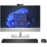 HP EliteOne 870 G9 All-in-One (2022) Desktop - 12th Gen / Intel Core i7-12700 / 27inch QHD / 1TB SSD / 32GB RAM / Shared Intel UHD Graphics / Windows 11 Pro / English & Arabic Keyboard / Silver / Middle East Version - [5V9K6EA]