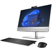 HP EliteOne 840 G9 All-in-One (2022) Desktop - 12th Gen / Intel Core i7-12700 / 23.8inch FHD / 512GB SSD / 16GB RAM / Shared Intel UHD Graphics 770 / Windows 11 Pro / English & Arabic Keyboard / Silver / Middle East Version [5V9K2EA]