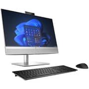 HP EliteOne 840 G9 All-in-One (2022) Desktop - 12th Gen / Intel Core i7-12700 / 23.8inch FHD / 512GB SSD / 16GB RAM / Shared Intel UHD Graphics 770 / Windows 11 Pro / English & Arabic Keyboard / Silver / Middle East Version [5V9K2EA]