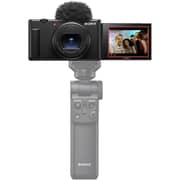  سوني ZV1M2 كاميرا بدون مرآة باللون الأسود + مقبض التصوير GPVPT2 + بطاقة الذاكرة + ميكروفون