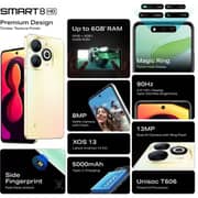 Infinix Smart 8 64GB 3GB Shiny Gold 4G Smartphone