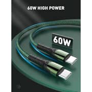 65W USB C Cable 1 Meter, PD 3.0 3A Fast Charging Cord Type C Cable Compatible with iPhone 15 Series, MacBook Pro, iPad Pro, Samsung Galaxy S23/22/Z Fold/Z Flip, Google Pixel 7/6A,PS5,Grey