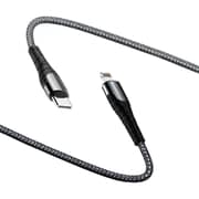 Glassology USB-C to Lightning Cable 1M - 30W PD Fast Charging, Compatible with iPhone & AirPods - Grey