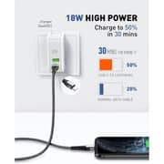 Glassology USB-C to Lightning Cable 1M - 30W PD Fast Charging, Compatible with iPhone & AirPods - Grey