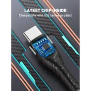 Glassology USB-C to Lightning Cable 1M - 30W PD Fast Charging, Compatible with iPhone & AirPods - Grey