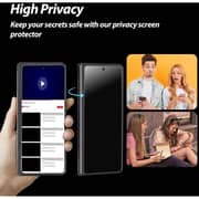 Whitestone Privacy Screen Protector Transparent Galaxy Z Fold 5 2 Pc