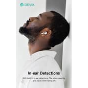 سماعات أذن لاسلكية من ديفيا 399121-WH آيربودز بودز 3  باللون الأبيض