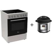 Midea Free Standing Ceramic Cooker VC6814 + Pressure Cooker MYCS8001WP