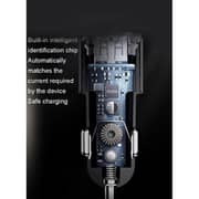 Yesido Y55 60W Fast Charging Car Charger | With TC to TC cable car cigarette lighting port charger adapter - Black