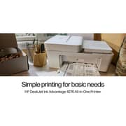 HP DeskJet Ink Advantage 4276 Wireless All-in-One Printer- Print, Scan, Copy - [60K49C]