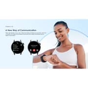 Oraimo 1.43 Inches Smartwatch with Heart Rate Monitoring - Black