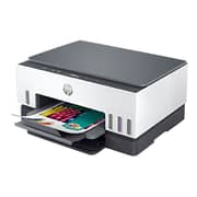 HP Smart Tank 670 All-in-One Printer, Print- Scan, Copy, Wireless, Scan to PDF, Fast Two-Sided Printing, Up to 18,000 Black or 8,000 Color Pages - White/Grey [6UU48A]