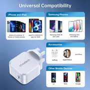 Choetech 45W Fast Wall Charger White