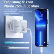 Choetech 45W Fast Wall Charger White
