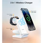 Choetech 3-in-1 Wireless Charger White