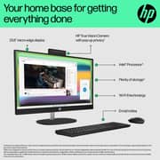 HP All-in-One (2023) Desktop - 13th Gen / Intel Core i3-1315U / 23.8inch FHD / 256GB SSD / 4GB RAM / Shared Intel UHD Graphics / Windows 11 Home / English & Arabic Keyboard / Jet Black / Middle East Version - [24-CR0017NE]