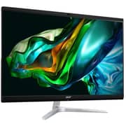 Acer Aspire C27 All-in-One (2024) Desktop - 13th Gen / Intel Core i7-1360P / 27inch FHD / 1TB SSD / 16GB RAM / Windows 11 Home / English & Arabic Keyboard / Black / Middle East Version - [C27-1851]