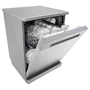 LG QuadWash Dishwasher, 14 Place Settings, EasyRack Plus, Inverter Direct Drive, Platinum Silver