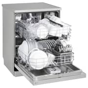 LG QuadWash Dishwasher, 14 Place Settings, EasyRack Plus, Inverter Direct Drive, Platinum Silver