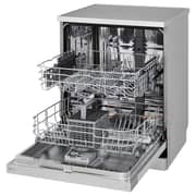 LG QuadWash Dishwasher, 14 Place Settings, EasyRack Plus, Inverter Direct Drive, Platinum Silver